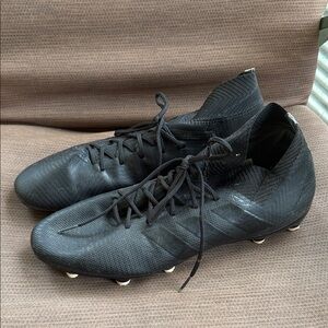 adidas Black Men's Athletic Soccer Shoes